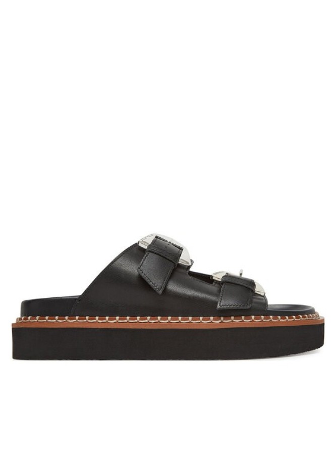 Coccinelle Klapki E4 SOF 17 03 01 Czarny