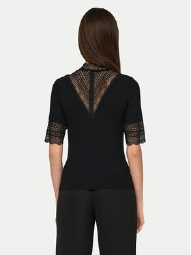 ONLY Bluzka Tilde 15335353 Czarny Slim Fit