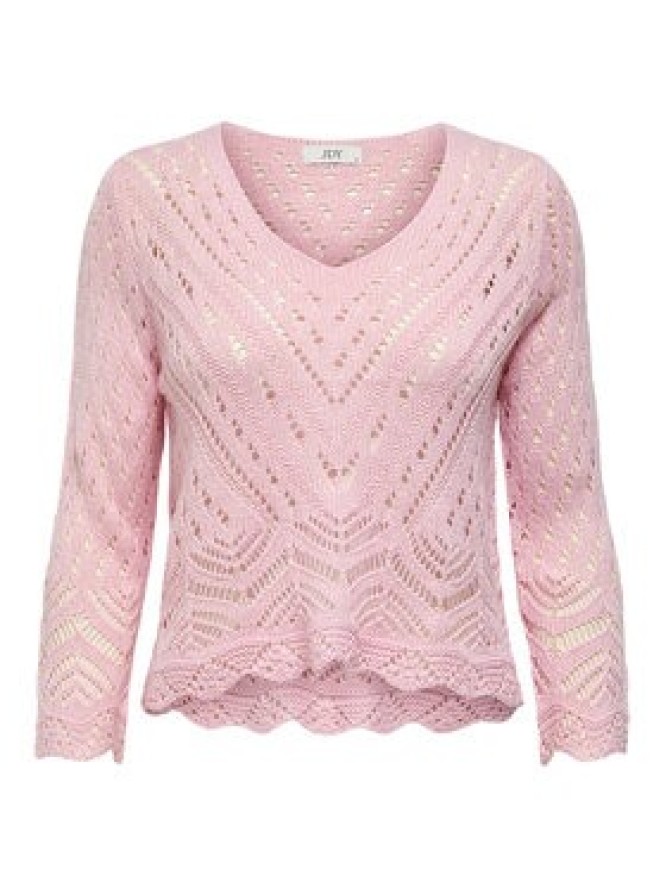 JDY Sweter New Sun 15212788 Różowy Regular Fit