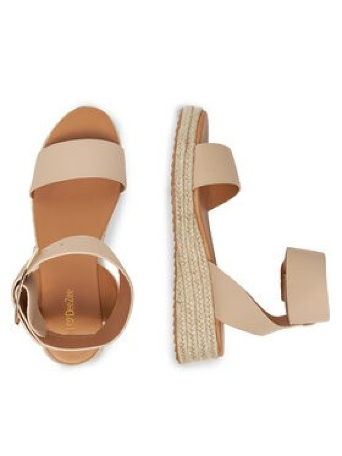 DeeZee Espadryle QS276-1 Beżowy