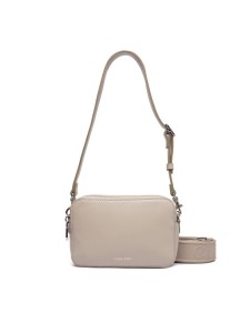 Calvin Klein Torebka Webbing Double Strap Camera Bag LV04F3165G Beżowy
