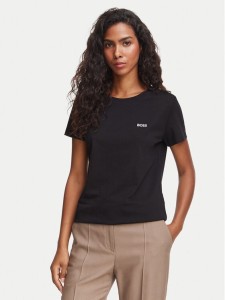 BOSS T-Shirt C_Esogo_1 50506973 Czarny Regular Fit