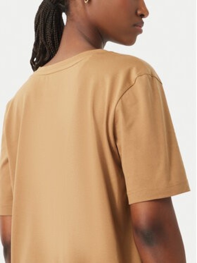 Lacoste T-Shirt TF7300 Brązowy Regular Fit