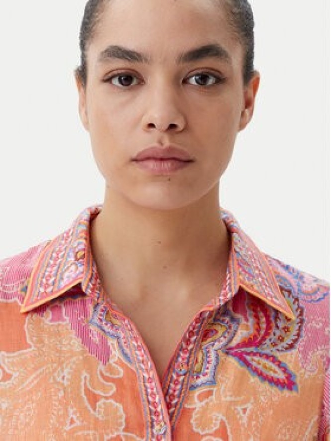 Hale Bob Sukienka koszulowa 4YDD632A Różowy Regular Fit