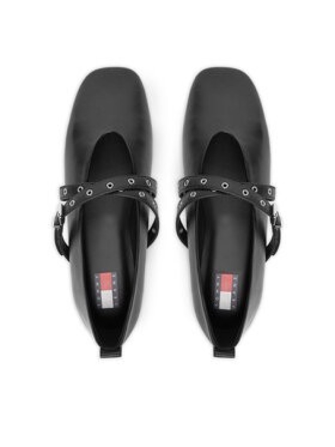 Tommy Jeans Baleriny EN0EN02868 Czarny