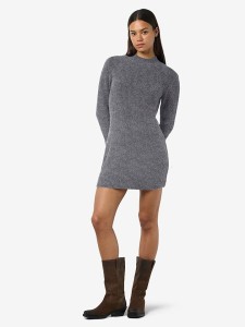 Noisy may Sukienka dzianinowa w kolorze szarym rozmiar: S