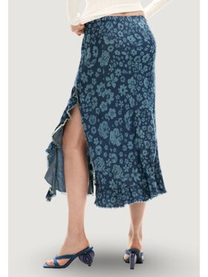 Desigual Spódnica jeansowa Anem 26SWFW04 Niebieski Regular Fit