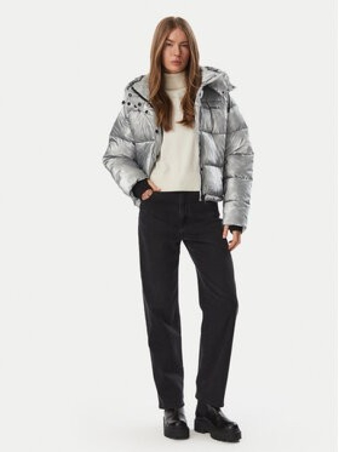Karl Lagerfeld Jeans Kurtka zimowa B4W15059 Szary Regular Fit