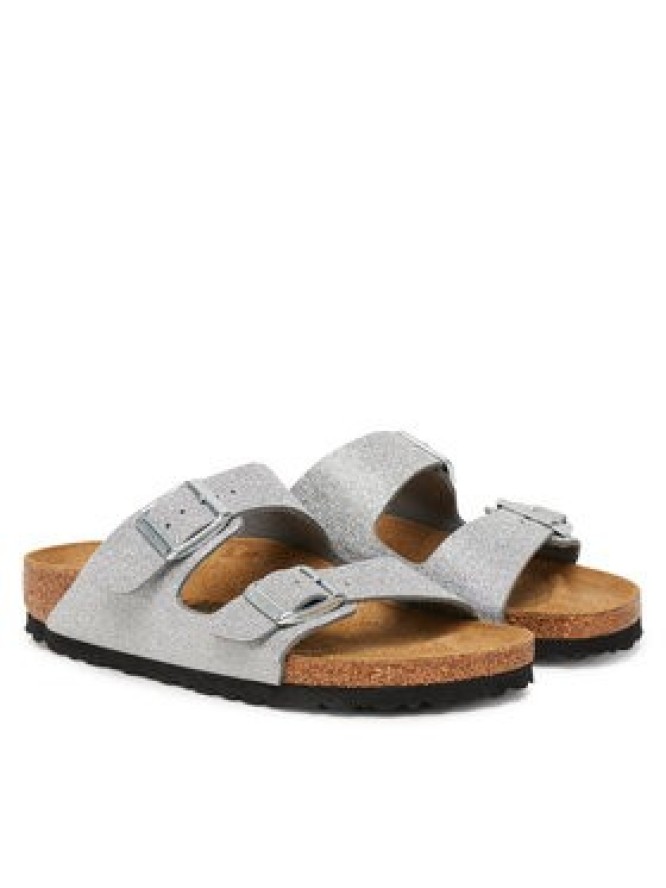 Birkenstock Klapki Arizona 1030127 Srebrny