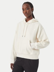 The North Face Bluza Tnf Essential Simple Dome Boxy Os NF0A8HBX3IE1 Kremowy Regular Fit