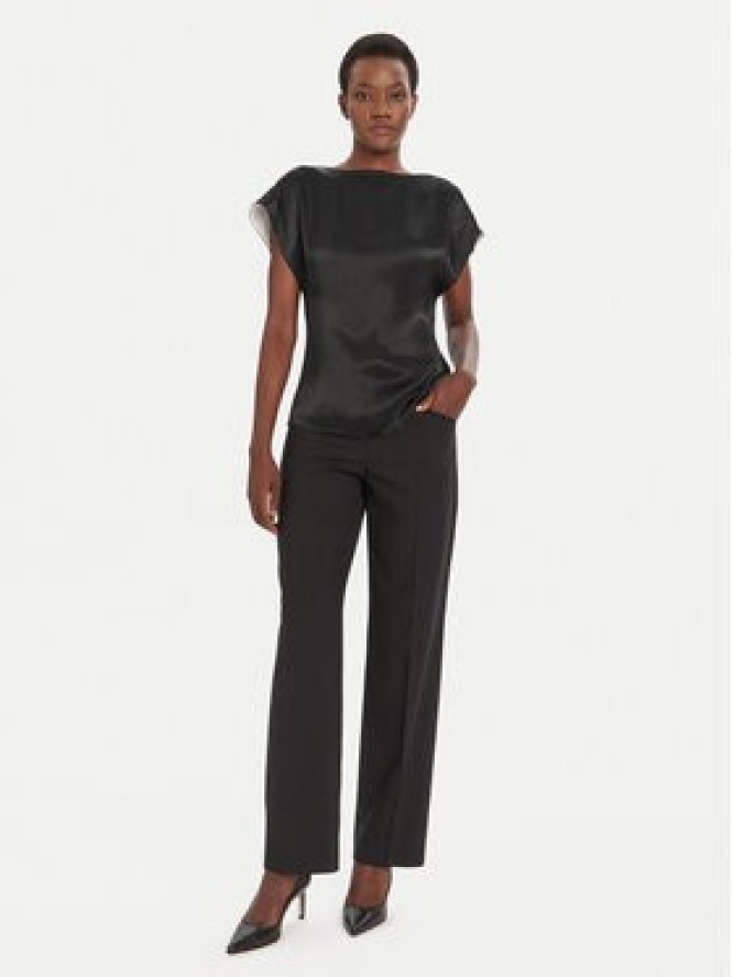 BOSS Bluzka Bavati 50541815 Czarny Slim Fit