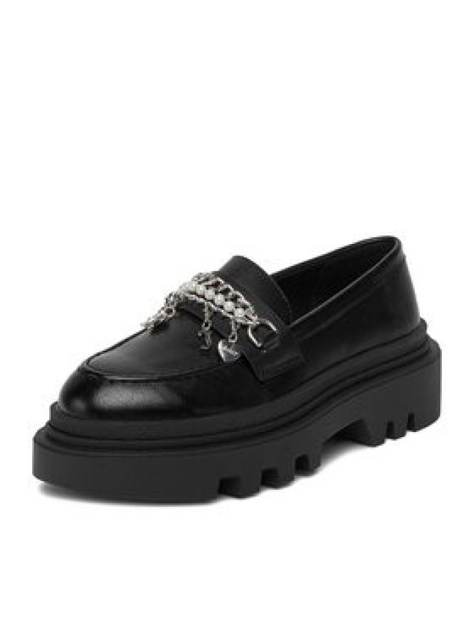 Juicy Couture Loafersy CEO-HY63020S-6A Czarny