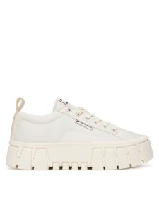 Tommy Jeans Sneakersy Tjw Flatform Chunky Sneaker EN0EN03036 Écru
