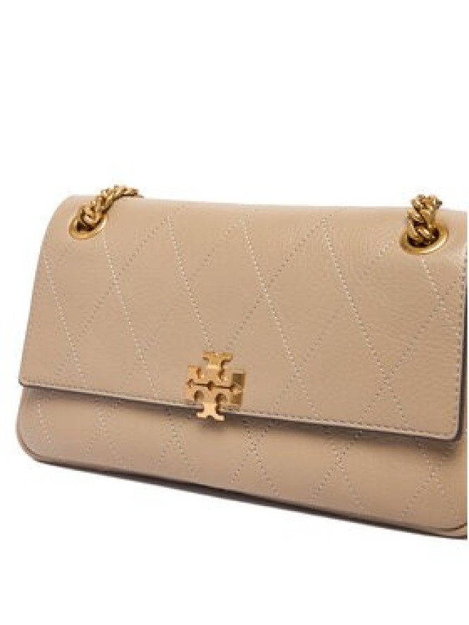 Tory Burch Torebka Charlie Quilted Small Shoulder Bag 185829 Beżowy
