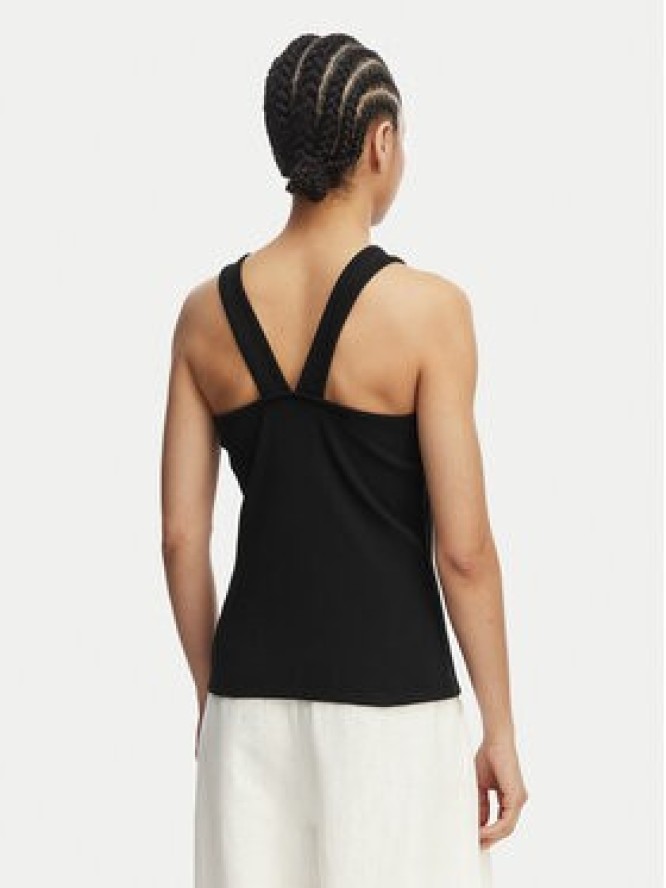 Liu Jo Beachwear Top VA6122 J4822 Czarny Regular Fit