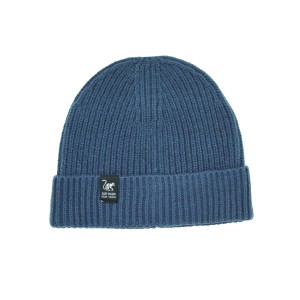 Czapka dzianinowa Beanie - rozmiar uniwersalny - (niebieska)
