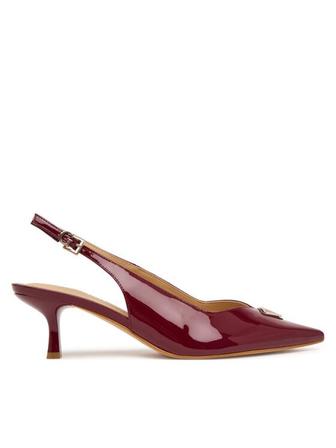 Guess Czółenka FLTYNN PAF05 Bordowy