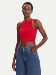 HUGO Top Baby 50511450 Bordowy Slim Fit