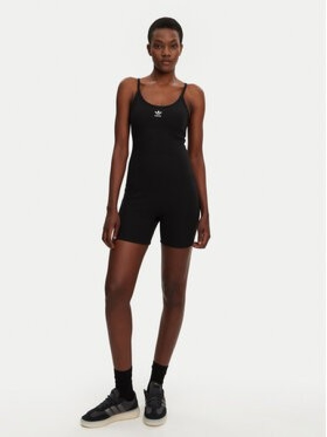 adidas Kombinezon Essentials JC6212 Czarny Slim Fit