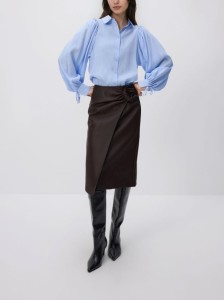 Koszula z modalem - jasnoniebieski