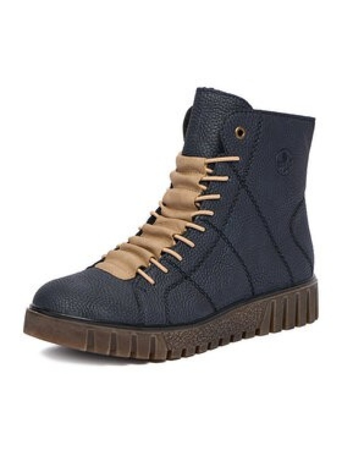 Rieker Trzewiki CEO-Y3420-14 Granatowy