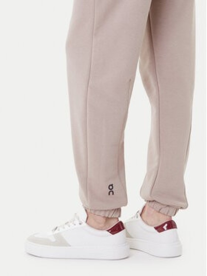 On Spodnie dresowe Club Pants 1WE1005 Beżowy Relaxed Fit