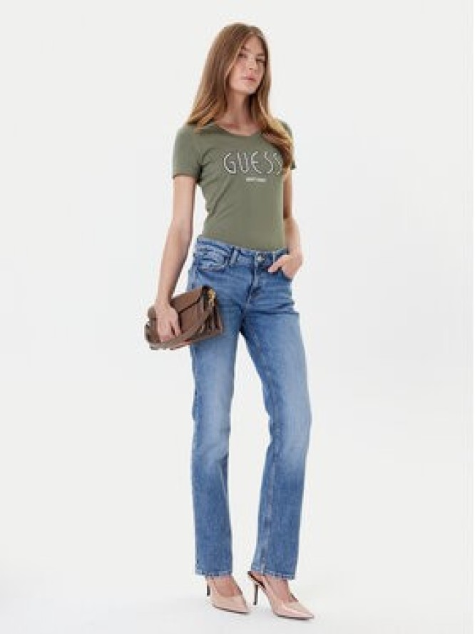 Guess Jeansy W5YA0R D5QP2 Niebieski Regular Fit