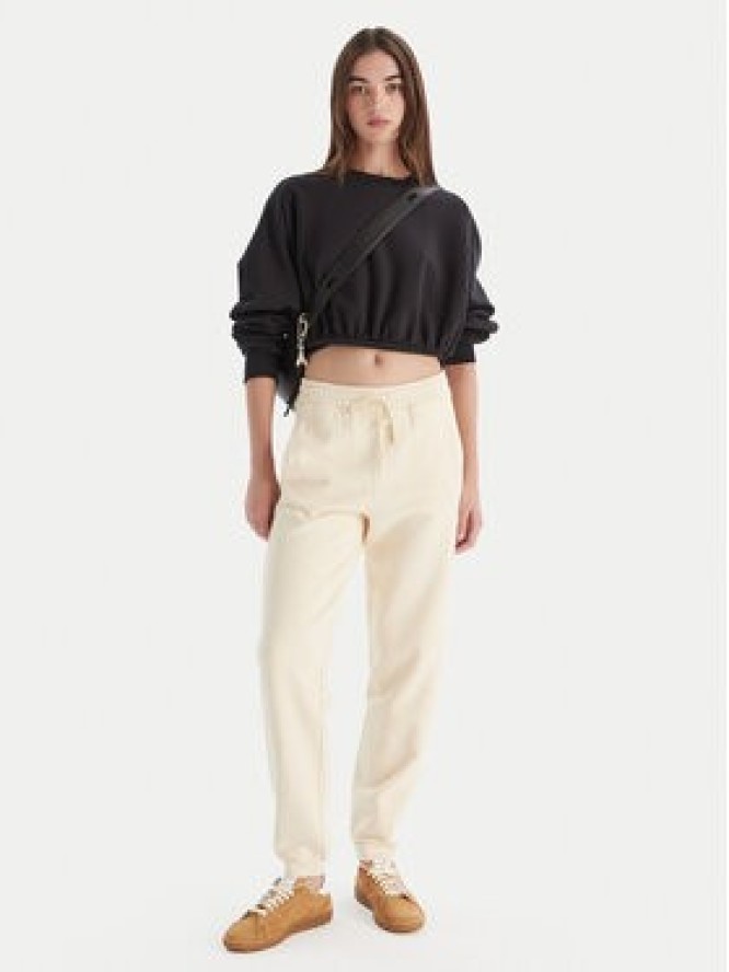 Patrizia Pepe Spodnie dresowe 2P1720/J079 W405 Écru Regular Fit