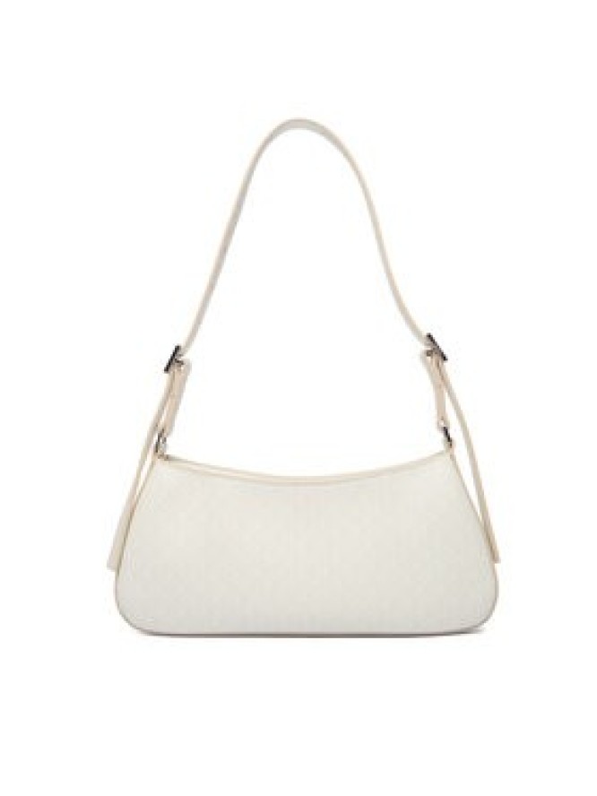 Calvin Klein Torebka Emblem Aop Small Shoulder Bag LV04F3324G Écru