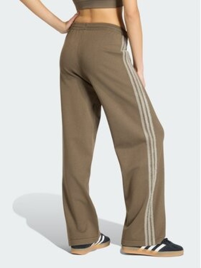 adidas Spodnie dresowe Firebird KS7362 Brązowy Regular Fit