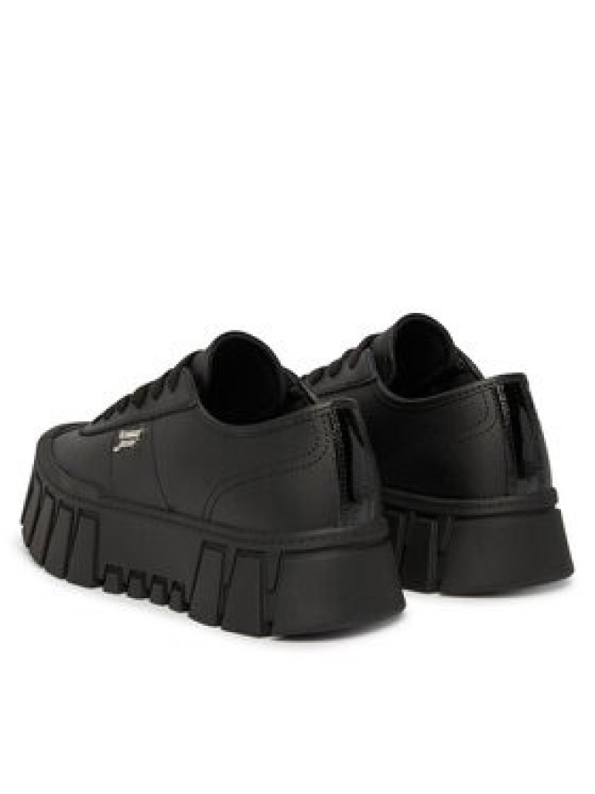 Tommy Jeans Sneakersy Tjw Platform Sneaker Leather Lc EN0EN03165 Czarny