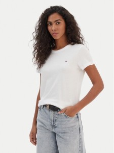 Tommy Hilfiger T-Shirt WW0WW22043 Biały Regular Fit