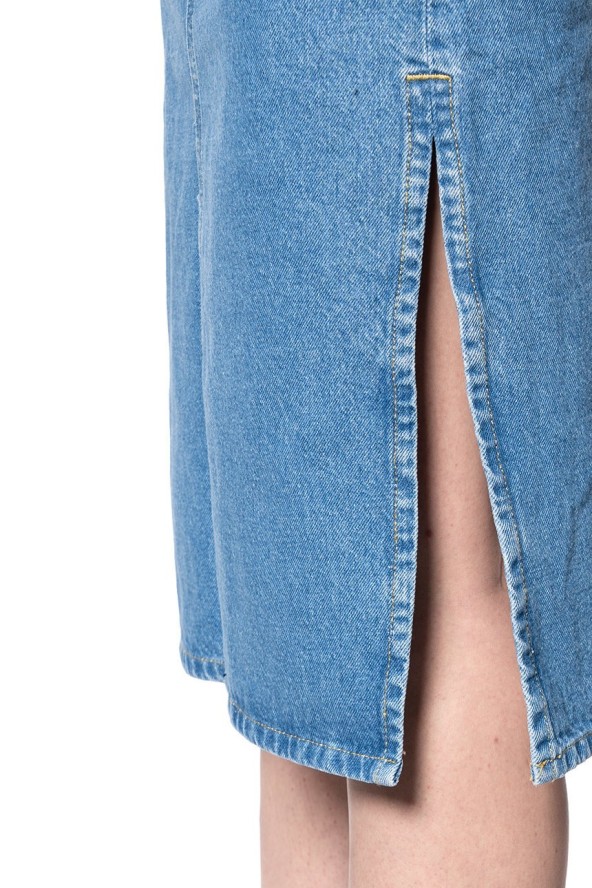 LEE THELMA SKIRT DAMSKA SPÓDNICA JEANSOWA CLEAN CALLIE L38EGAZE 112108145