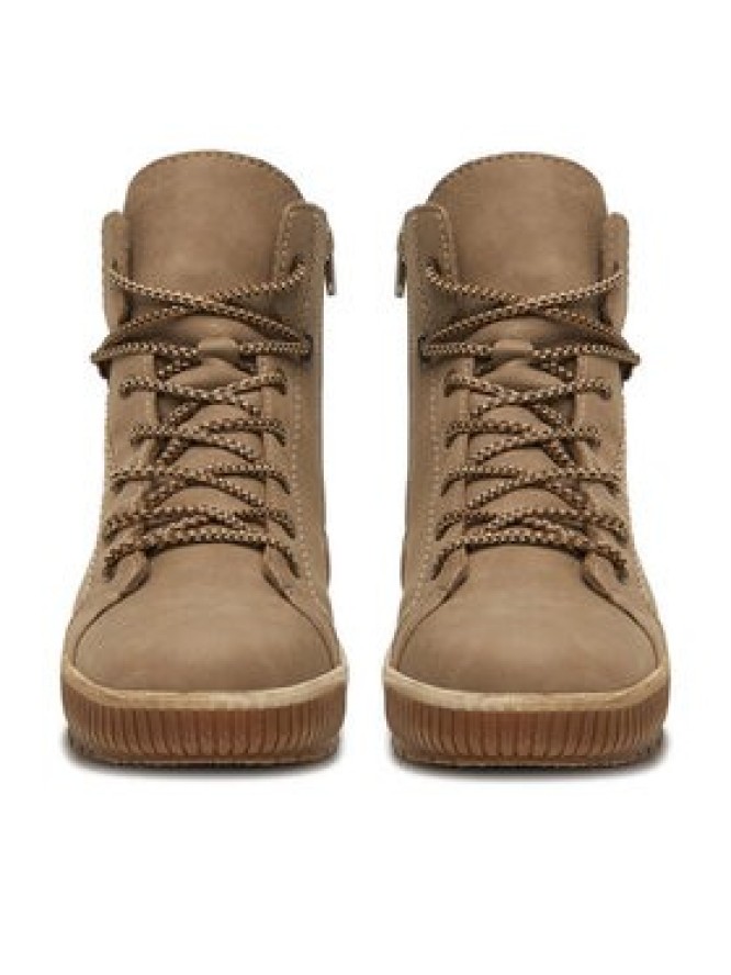 Rieker Trzewiki N0730-64 Beżowy