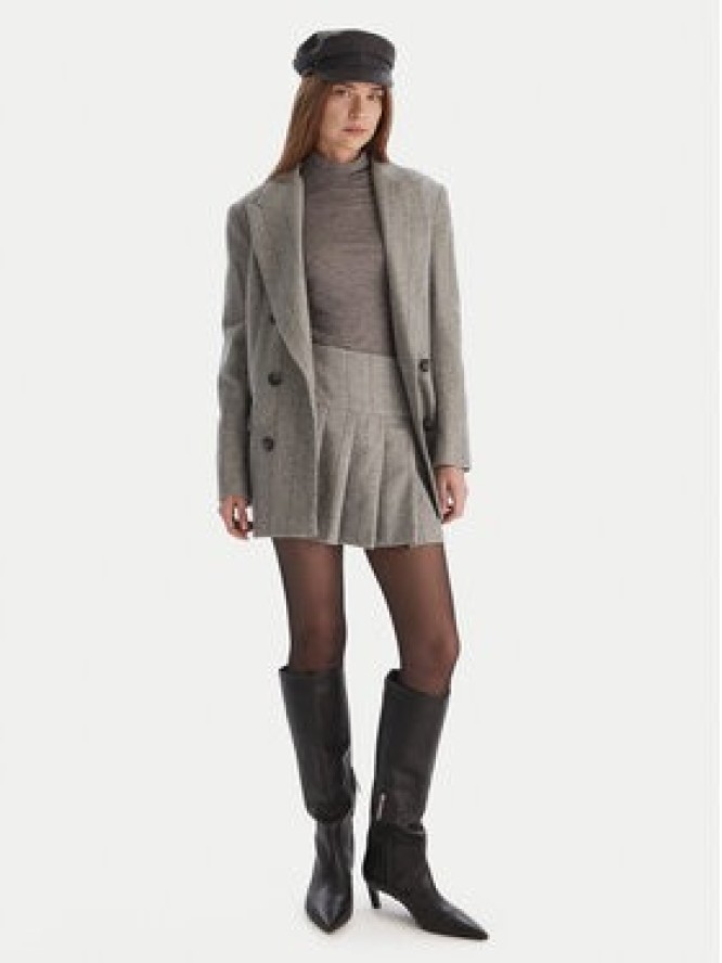 MAX&Co. Spódnica mini Canto 2526106064200 Szary Regular Fit