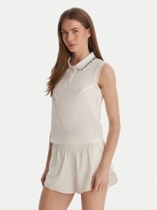 Guess Polo V6GP03 K2958 Biały Regular Fit