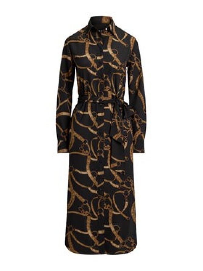 LAUREN RALPH LAUREN Sukienka koszulowa 200978812001 Czarny Straight Fit