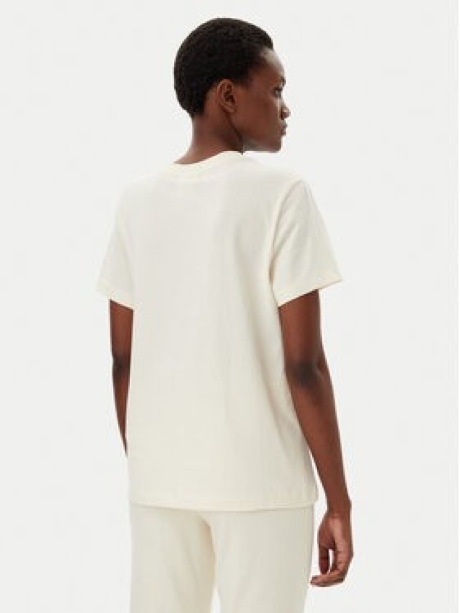 Champion T-Shirt 117650 Écru Slim Fit