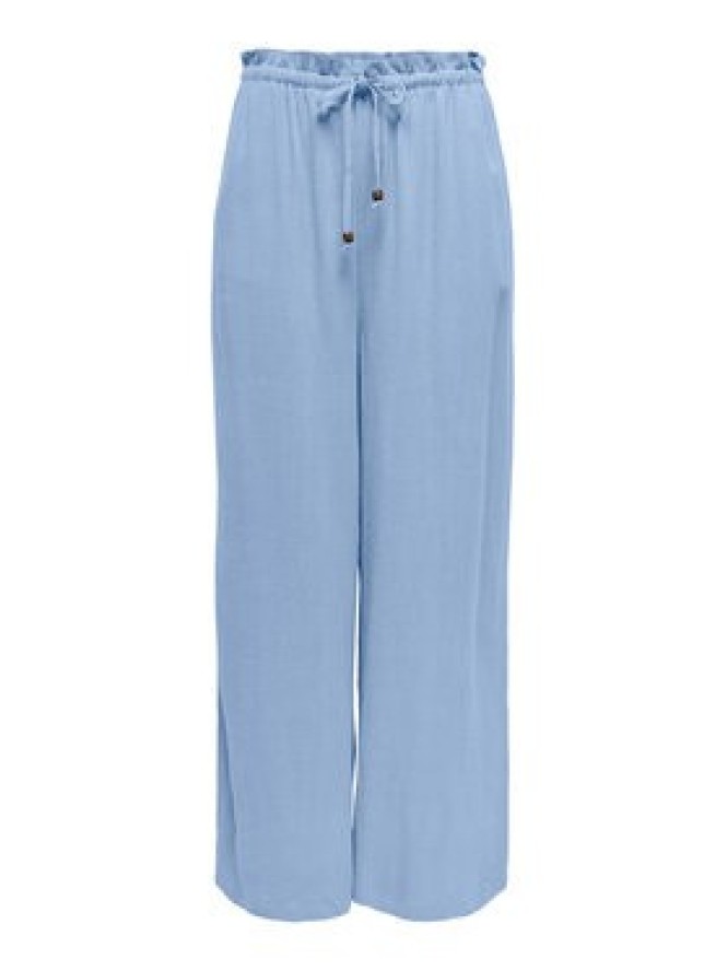 ONLY Spodnie materiałowe Solvi 15338672 Niebieski Cropped Fit
