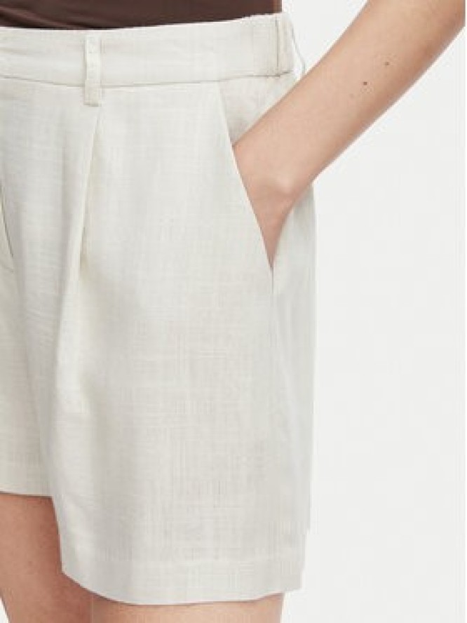 Vero Moda Szorty materiałowe Rosie 10346913 Beżowy jasny Loose Fit