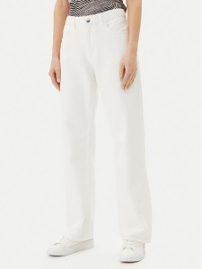 Vila Jeansy Palma 14105535 Biały Wide Leg
