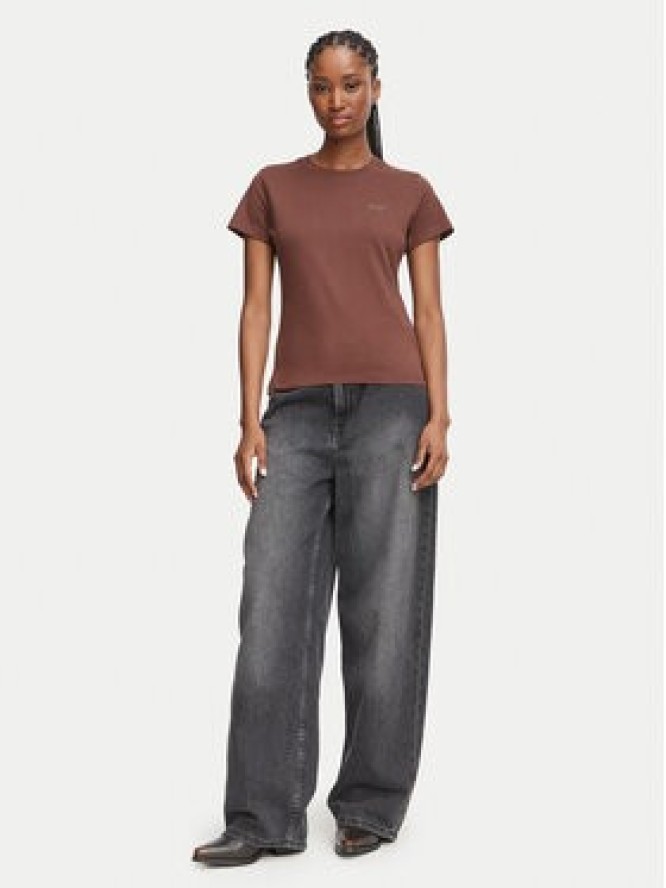 HUGO T-Shirt Damatee_B 50575770 Brązowy Regular Fit