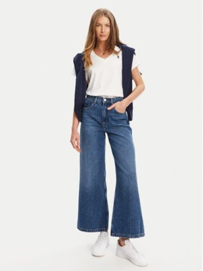 U.S. Polo Assn. T-Shirt WUP0635 Biały Classic Fit