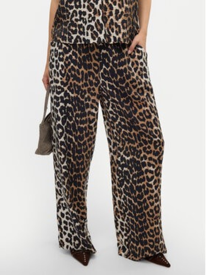 Vero Moda Spodnie materiałowe Josie 10303759 Brązowy Wide Leg