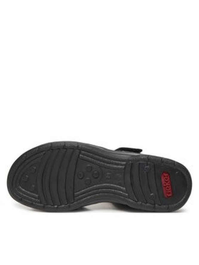 Rieker Sandały 64560-01 Czarny