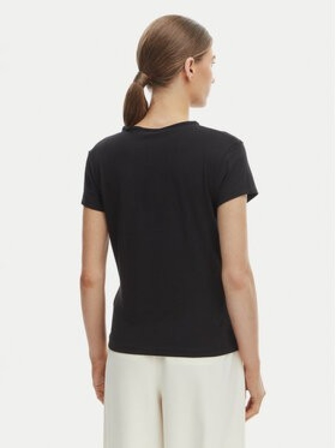 Tommy Hilfiger T-Shirt WW0WW48710 Czarny Slim Fit