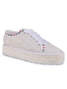LOVE MOSCHINO Espadryle JA10383G0AJL010A Beżowy
