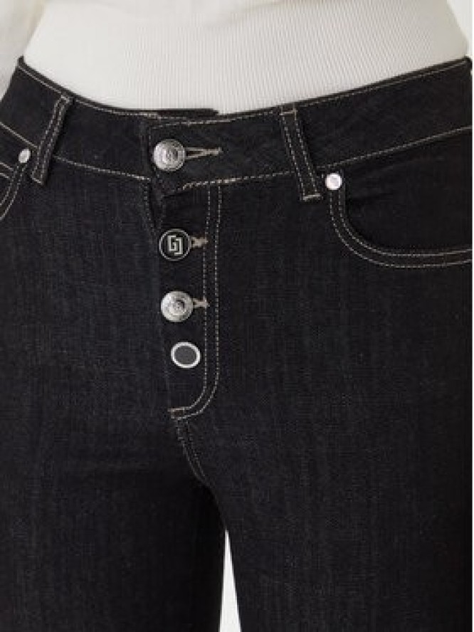 Gaudi Jeansy 521BD26006 Czarny Flare Fit