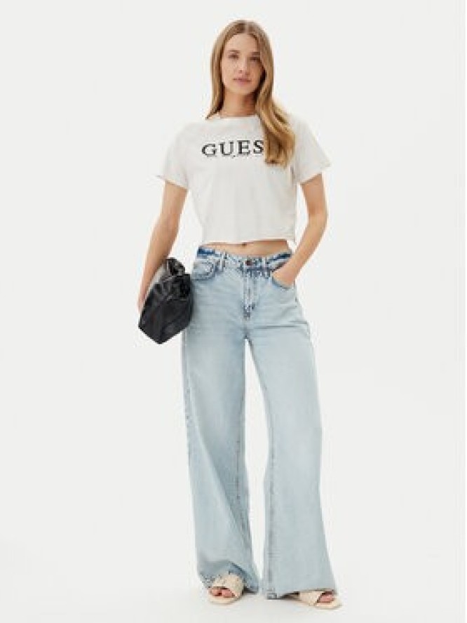 Guess T-Shirt V5GI19 I3Z14 Écru Regular Fit