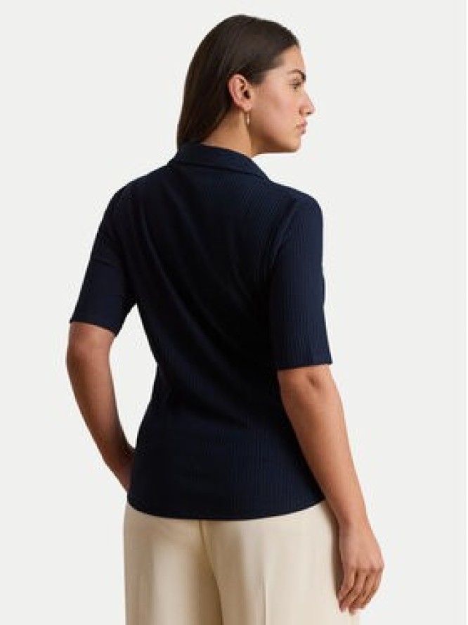 LAUREN RALPH LAUREN Polo 200P10120005 Granatowy Regular Fit